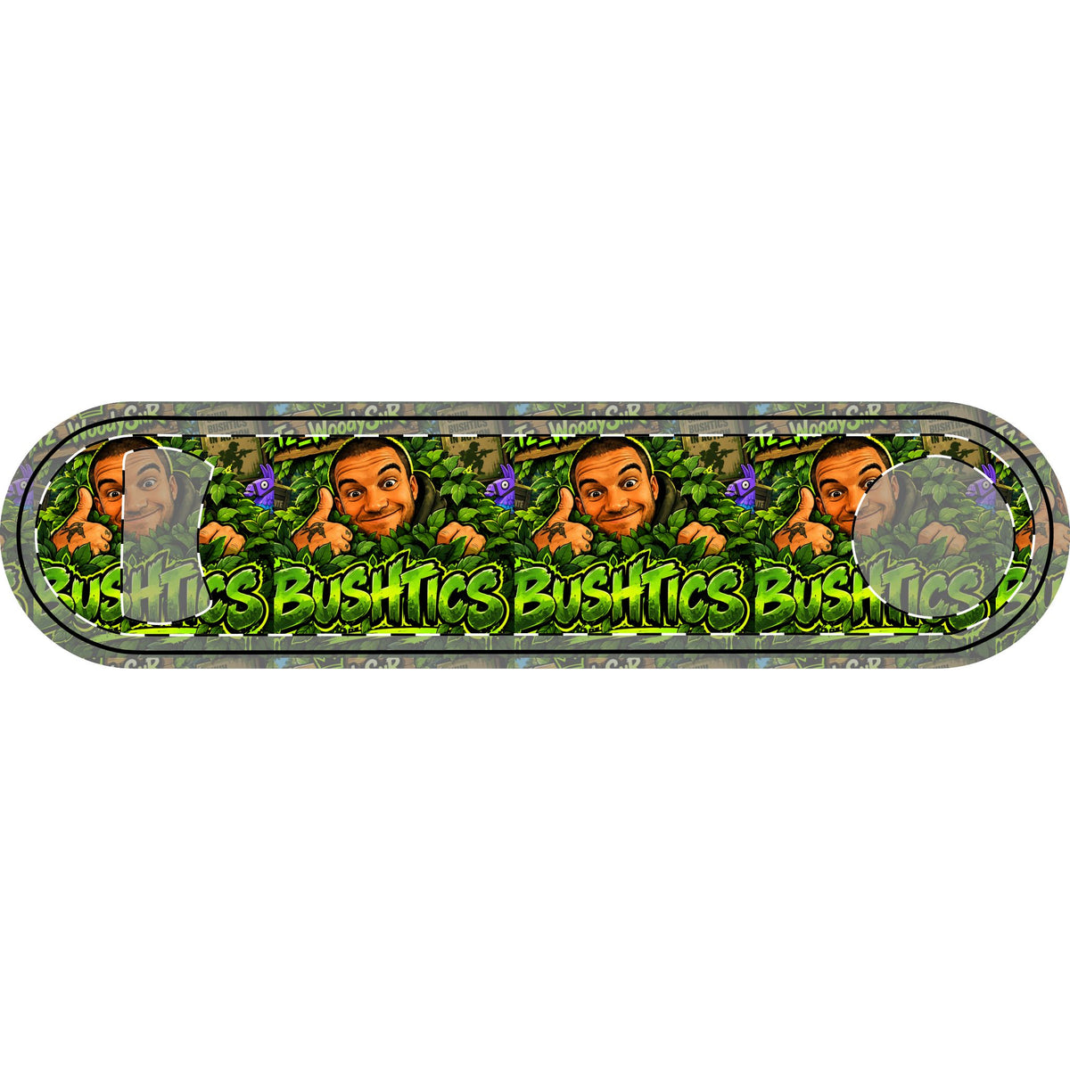 Bushtics Metal Bottle Opener — Novelty Camouflage Party Opener